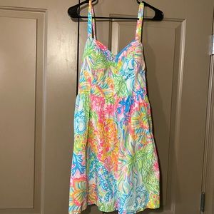 Lilly Pulitzer Ardently Dress in Lovers Coral
Size 12
